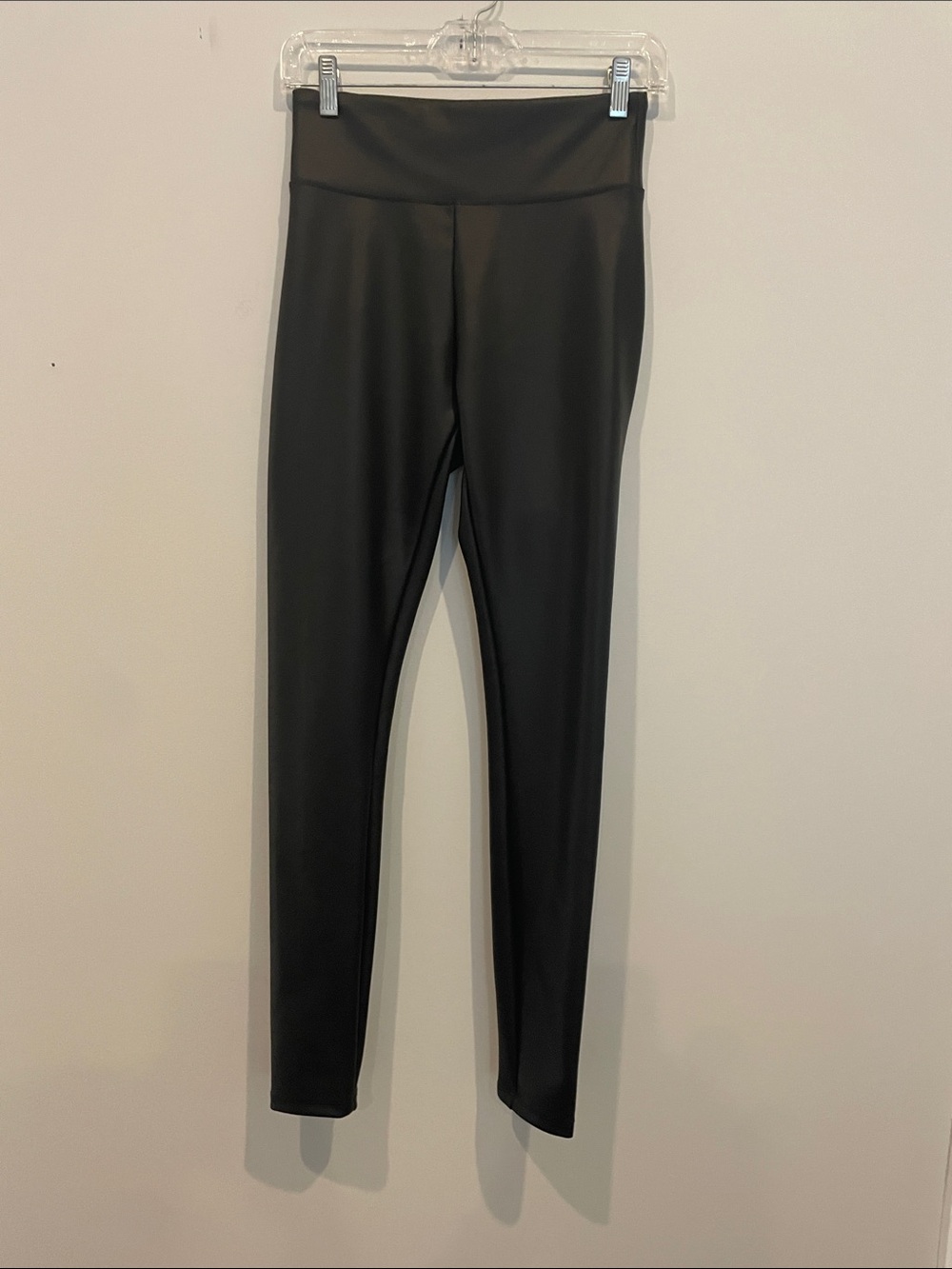 Express Faux Leather Black High-Waist Leggings
